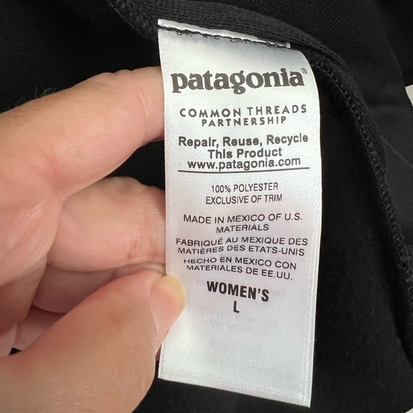 Patagonia Synchilla Snap-T Black Fleece Vest Size L - Picture 3 of 9